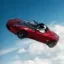 Flying Tesla Roadster icon