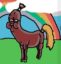 Sausage horse icon