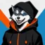 Happy XMR Husky icon