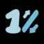 1 percent icon