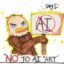 NO TO AI icon