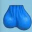 blue balls of titanium icon
