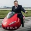 Flying Tesla Scooter icon