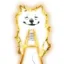 Dog wif sword icon