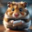 AI-generated hamster icon