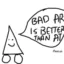 Bad art is better than ai icon