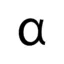 Alpha icon
