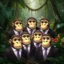 Chimps in the jungle icon