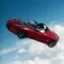 Flying Tesla Roadster icon
