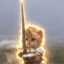 cat wif sword⁠ icon